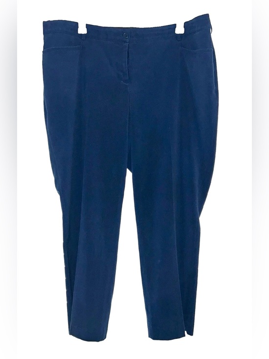 Lane Bryant Pants - Lane Bryant 22 Petite Navy Blue Womens Trousers Stretch Dress Pants 27.5” Inseam